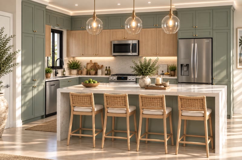 Fresh food and a shared kitchen